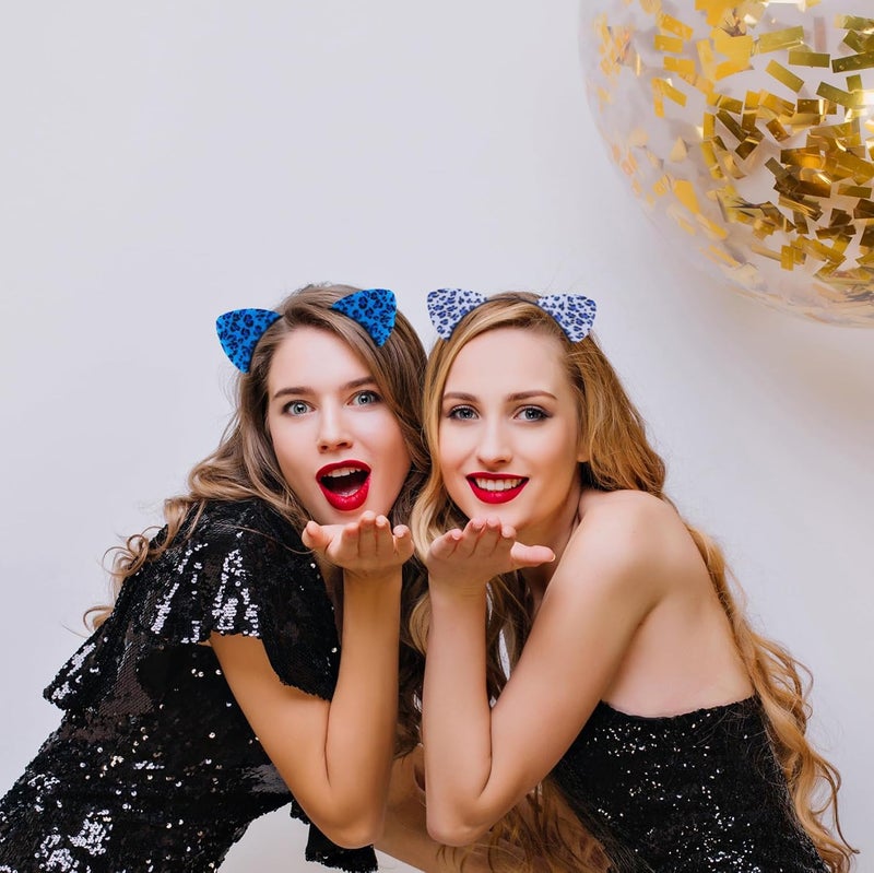 HIWIND Store Leopard Ears Cat Ears Headband Cheetah Ears Headband - Image 4